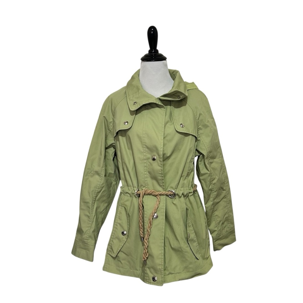 Mackintosh women’s small green utility raincoat